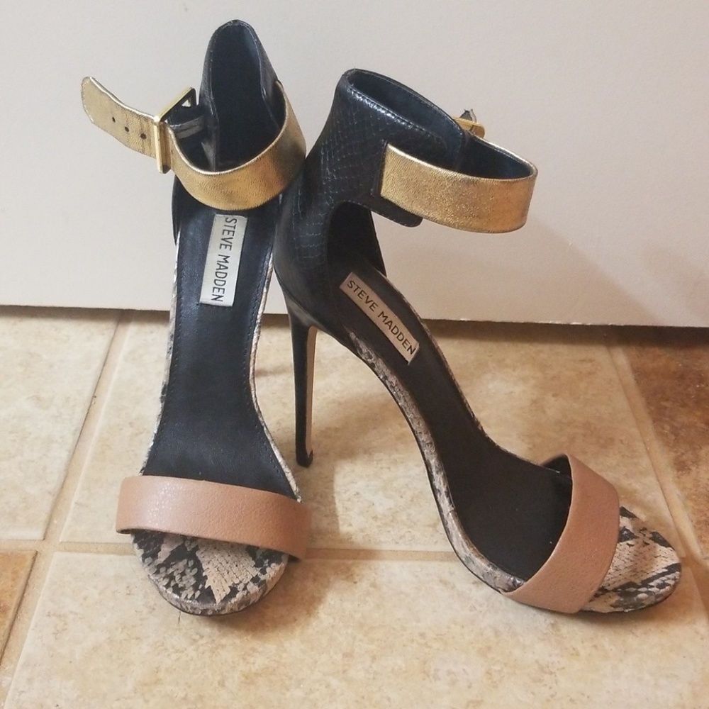 Steve Madden ankle strap heels
